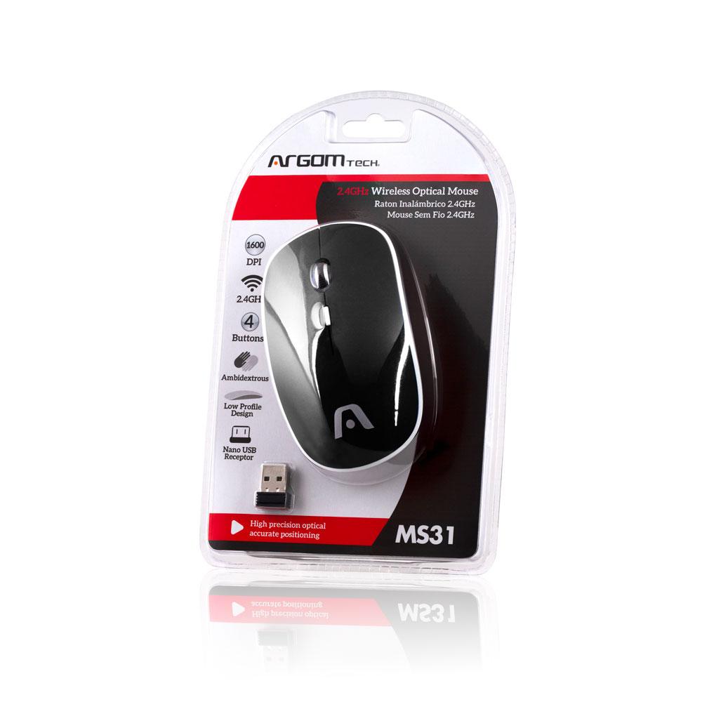 Argom Mouse Inalámbrico Optico 2.4GHZ