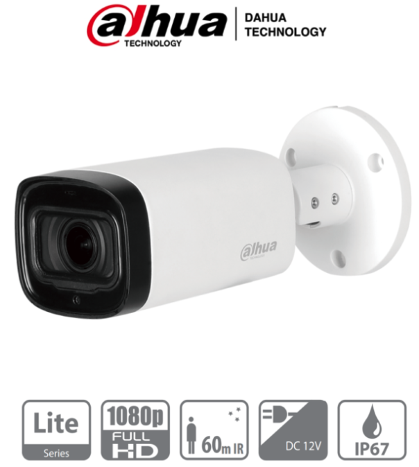 Dahua  DH-HAC-HFW1200RN-Z-IRE6-2712-S4 Bullet Analog Camera Motorized 1080p