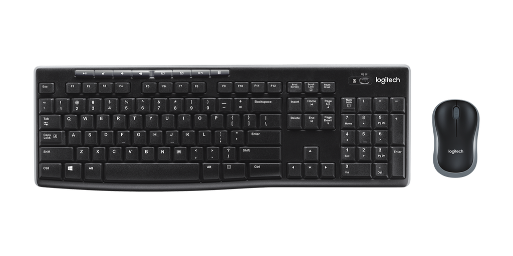 Logitech Teclado y Mouse Inalambrico Español