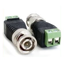 [VVGECC001] Conector Coaxial Macho Cat 5/Cat6 Para Camara Cctv