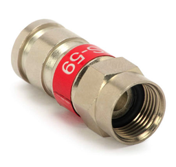 [PCTTRS59]  Rg59 Threadable Female Compression Connector